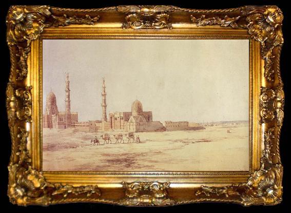 framed  Richard Dadd The Tombs of the Caliphs, ta009-2